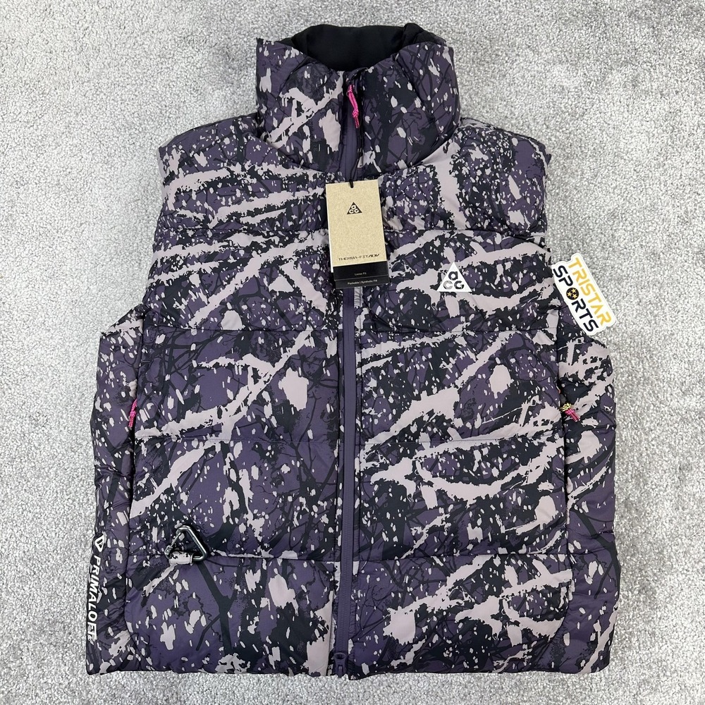 Nike ACG Vest Womens XS Purple Therma-FIT ADV Primaloft Puffer Lunar Lake